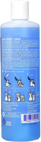 Urnex Clearly Coffee Pot Cleaner cleans glass carafes and prevents oil buildup
