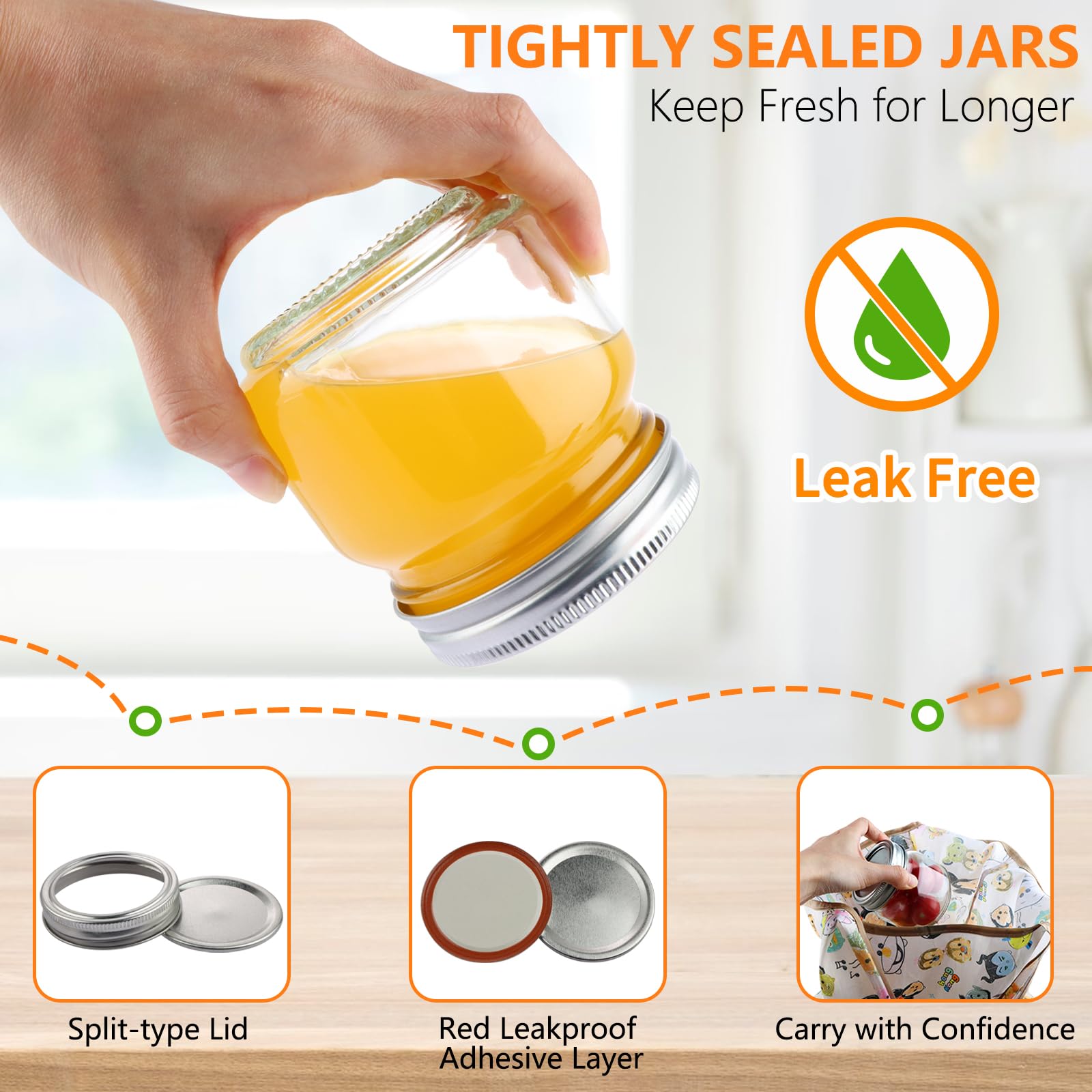 UrSpeedtekLive clear glass jar suitable for dishwasher and microwave use