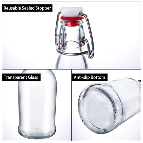 UrSpeedtekLive airtight swing-top stoppers prevent leaks and preserve freshness.
