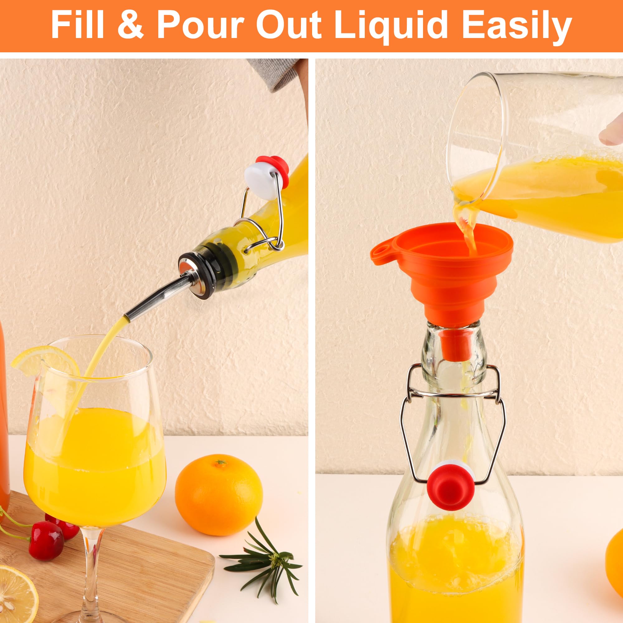 UrSpeedtekLive versatile bottles suitable for vanilla extract, kombucha, beer, and more.