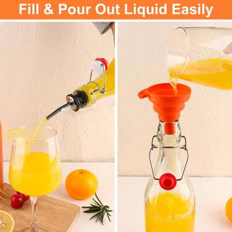 UrSpeedtekLive versatile bottles suitable for vanilla extract, kombucha, beer, and more.
