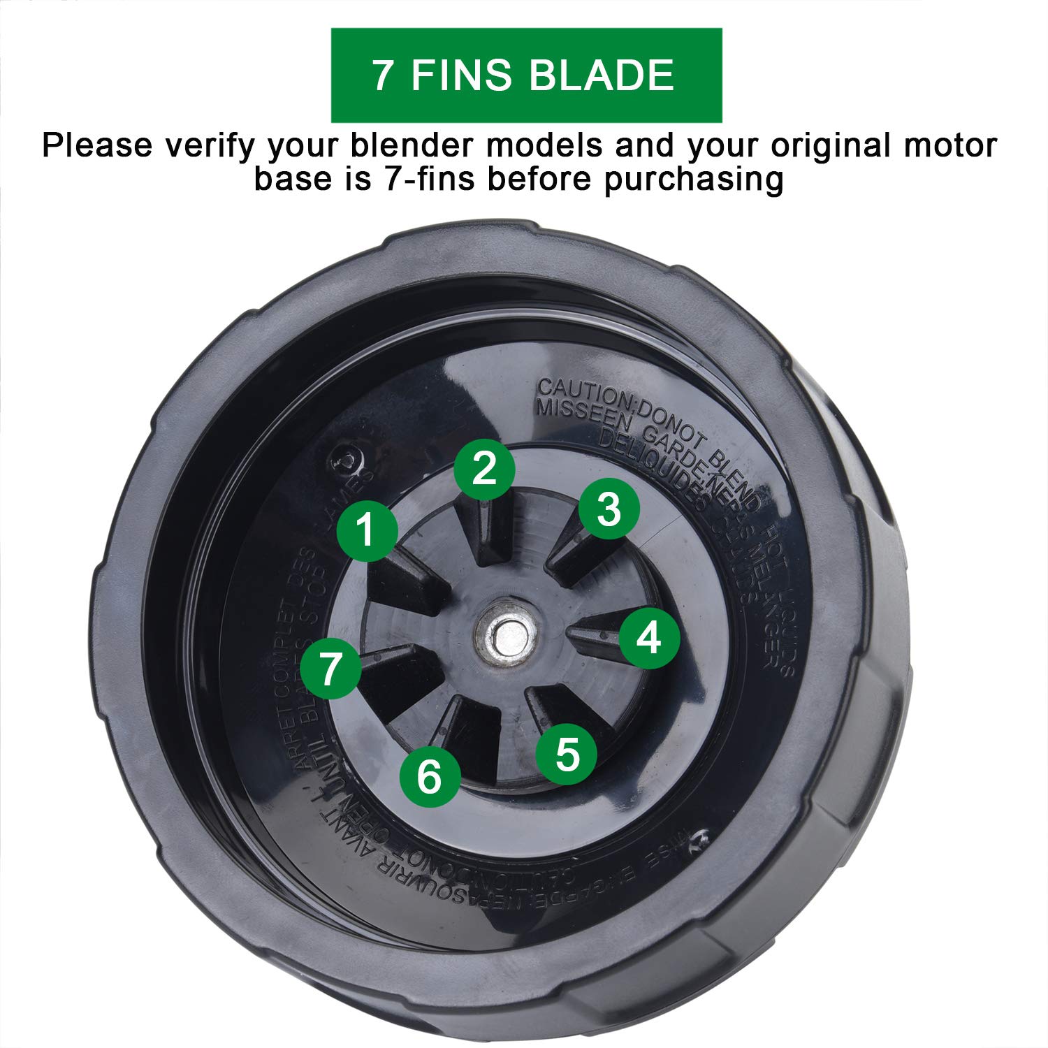 URSUMER 404 stainless steel bearing enhances durability at speed.