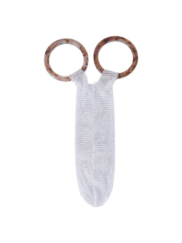 URTERYSER rhinestone-embellished bottle holder keeps accents secure during travel.