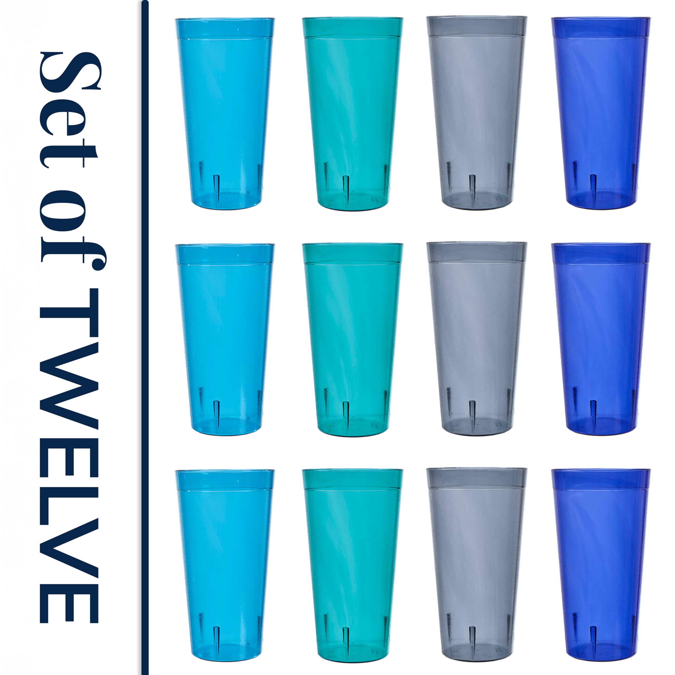 US Acrylic coastal collection 32oz tumbler in coastal tones for casual gatherings.
