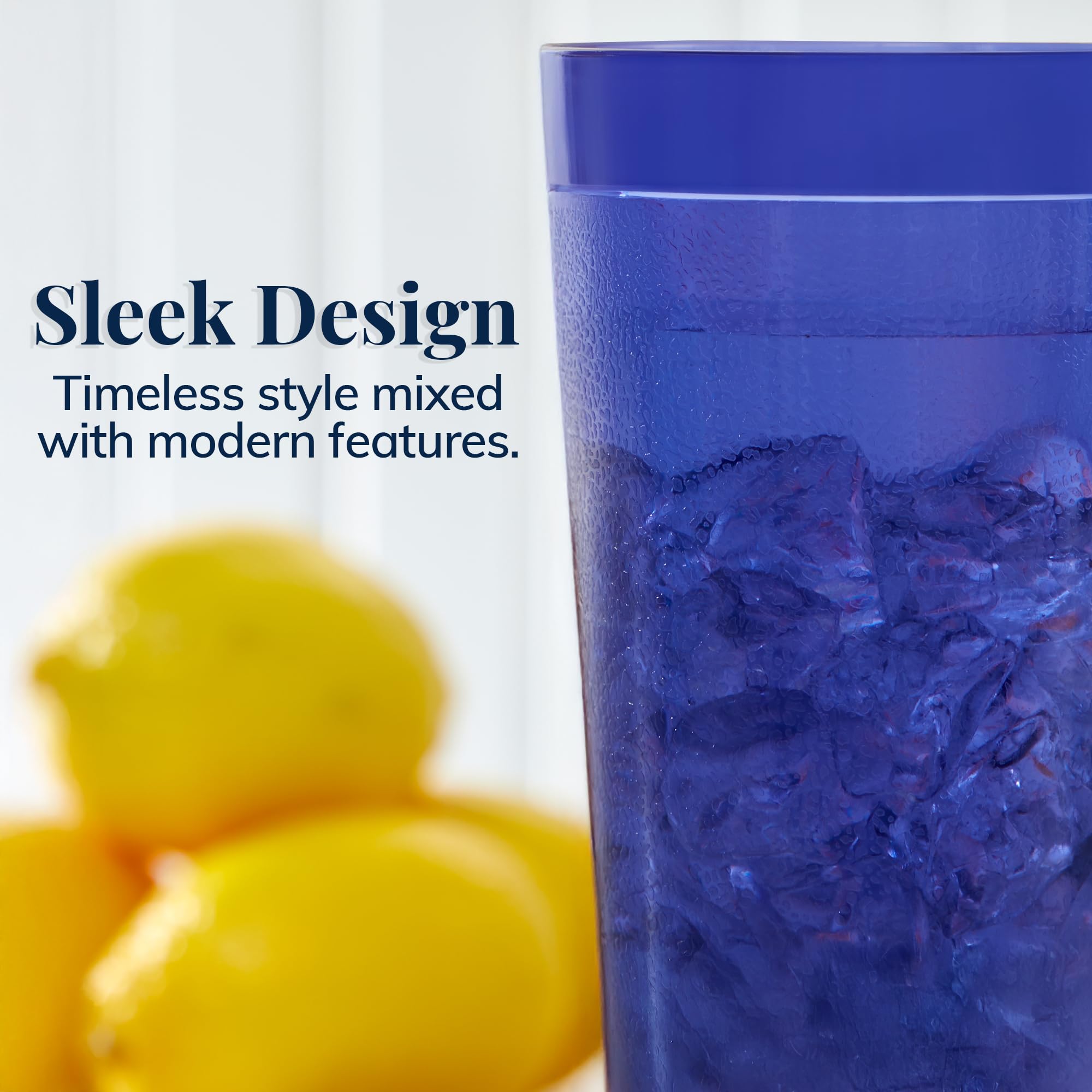 US Acrylic shatter-resistant tumbler, rugged 32oz for outdoor parties and RV trips.