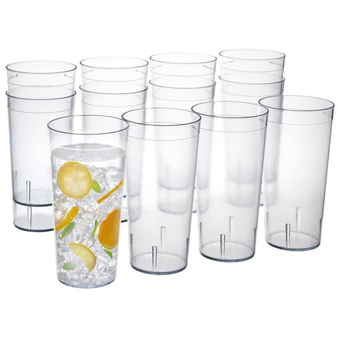 US Acrylic Café 32oz stackable tumbler set for compact storage