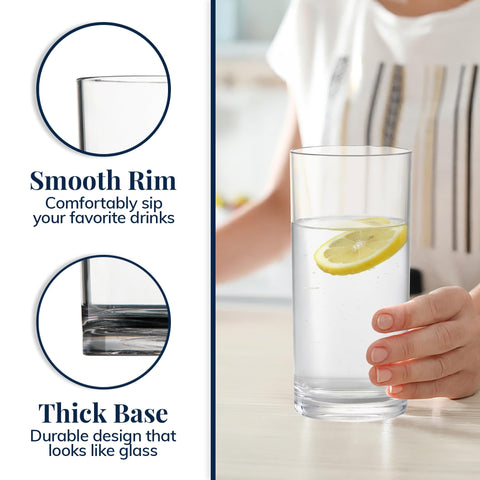 US Acrylic classic clear glass-like base for a premium table presentation.