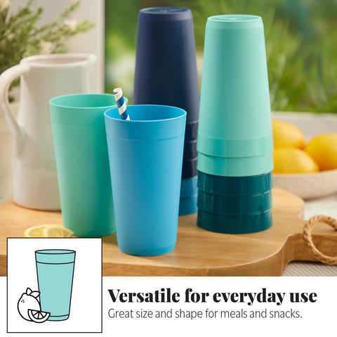 US Acrylic Newport 20oz aqua tumbler, durable and versatile for everyday use.