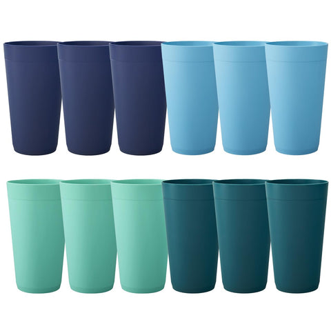 US Acrylic Newport 20oz indigo blue tumbler, shatter-resistant for outdoor parties.