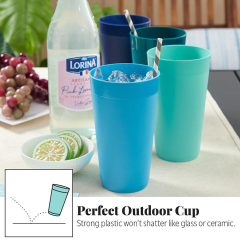 US Acrylic Newport 20oz teal tumbler, BPA-free safety for everyday drinks.