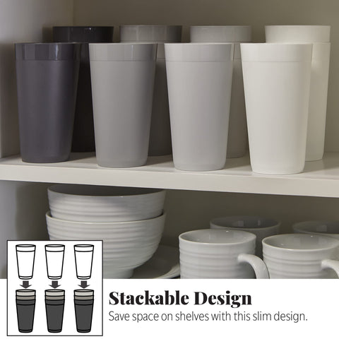 US Acrylic Newport 20oz tumbler top-rack dishwasher safe and microwave safe for easy cleanup