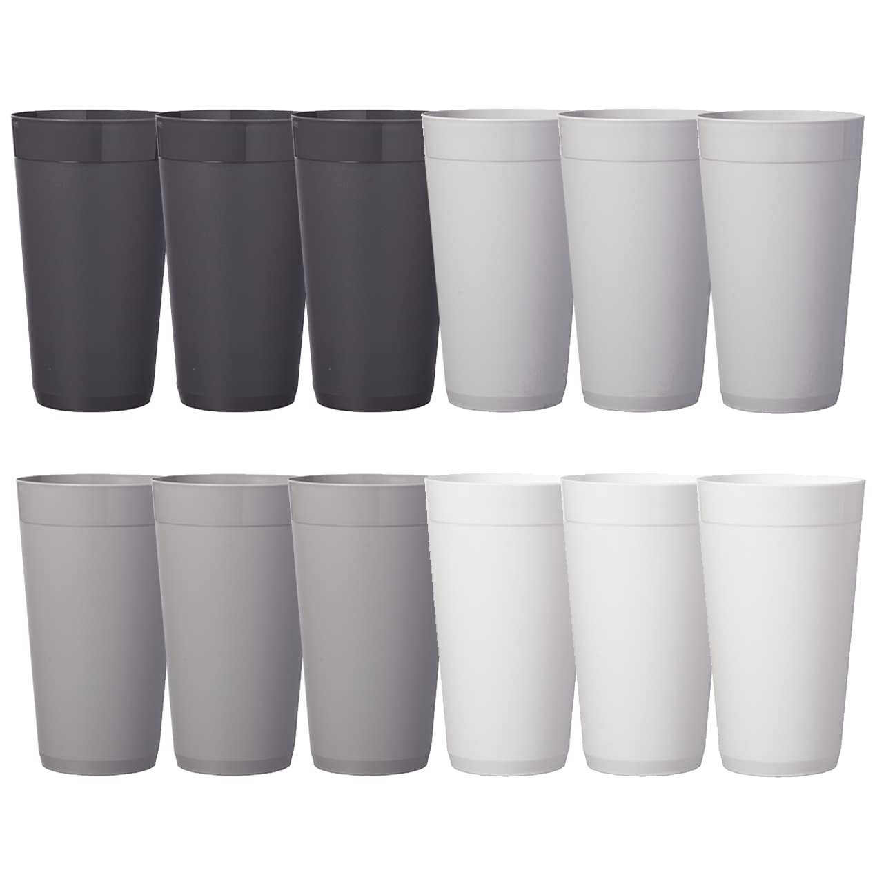 US Acrylic Newport 20oz tumbler front view shows durable grey stone finish for daily use