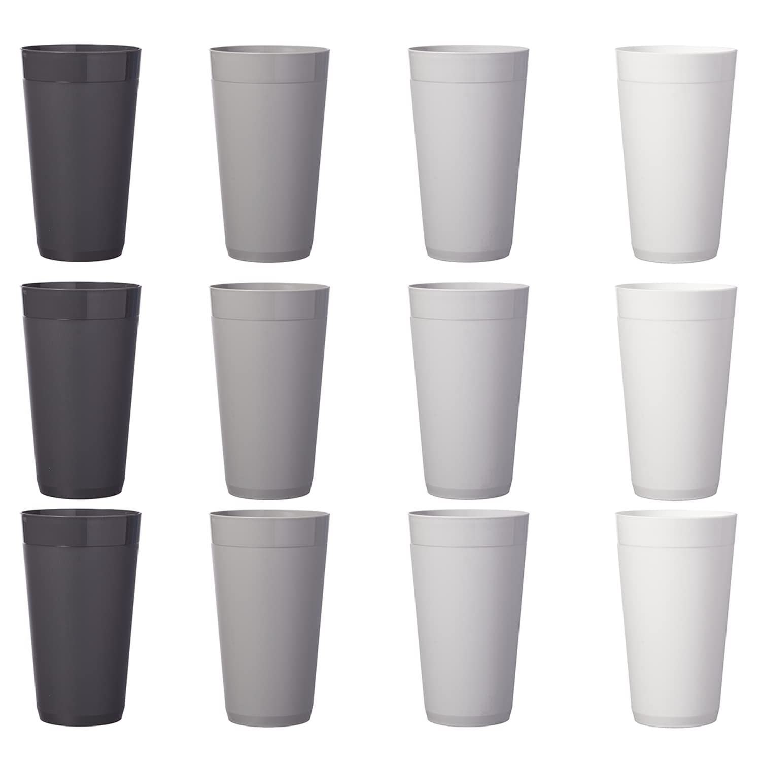 US Acrylic Newport 20oz tumbler ideal for outdoor use and parties in grey stone