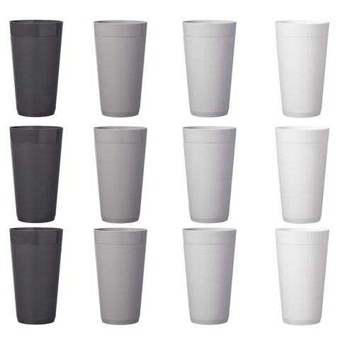 US Acrylic Newport 20oz tumbler ideal for outdoor use and parties in grey stone