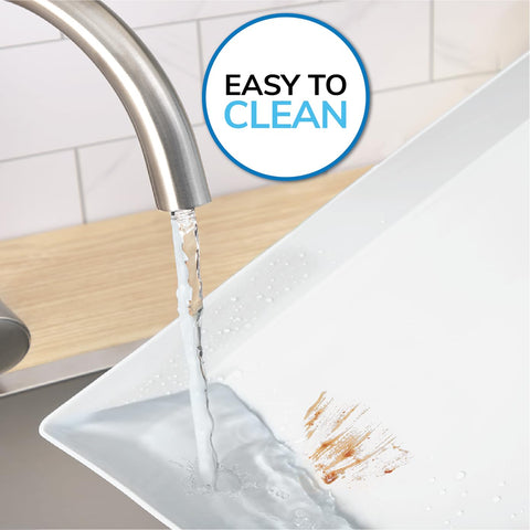 US Acrylic white trays arranged for entertaining and desserts.