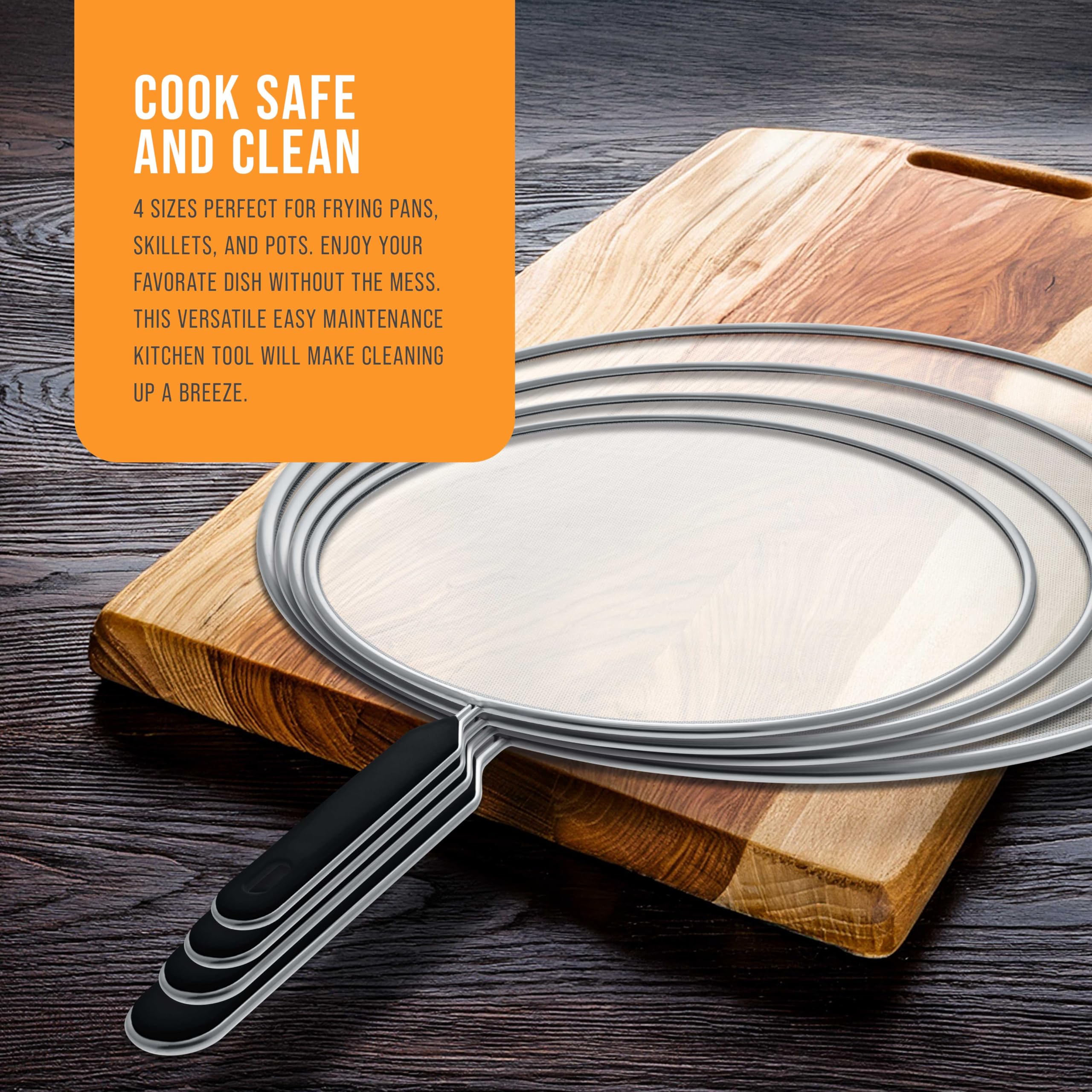 U.S. Kitchen Supply dishwasher-safe guard ready for storage