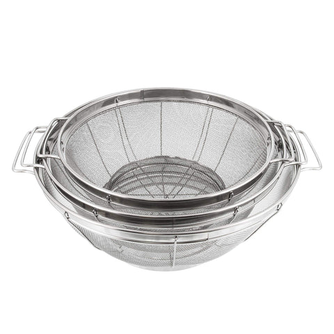 US Kitchen Supply pasta straining with versatile colander basket in pot