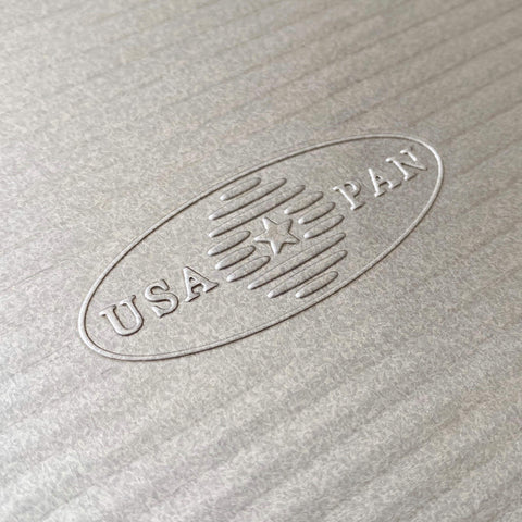 USA Pan loaf pan Americoat coating promotes easy release and simple cleanup.