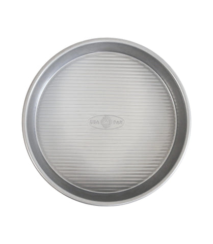 USA Pan 9-inch round cake pan with Americoat coating for quick release.