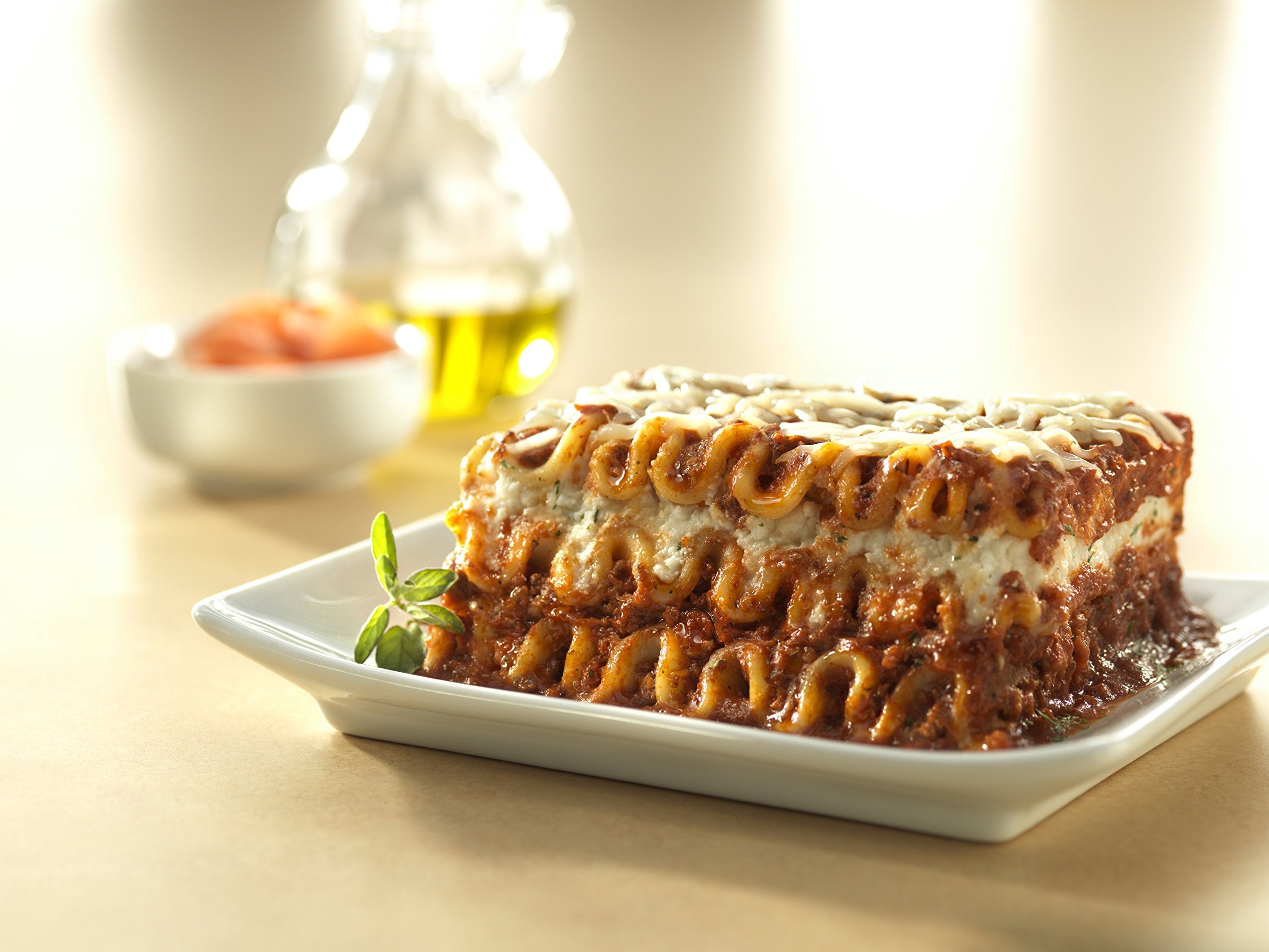 USA Pan lasagna pan with nonstick coating for easy release and cleanup.