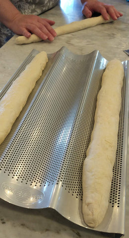 Nonstick silicone coating enables easy release and simple cleanup after baking.