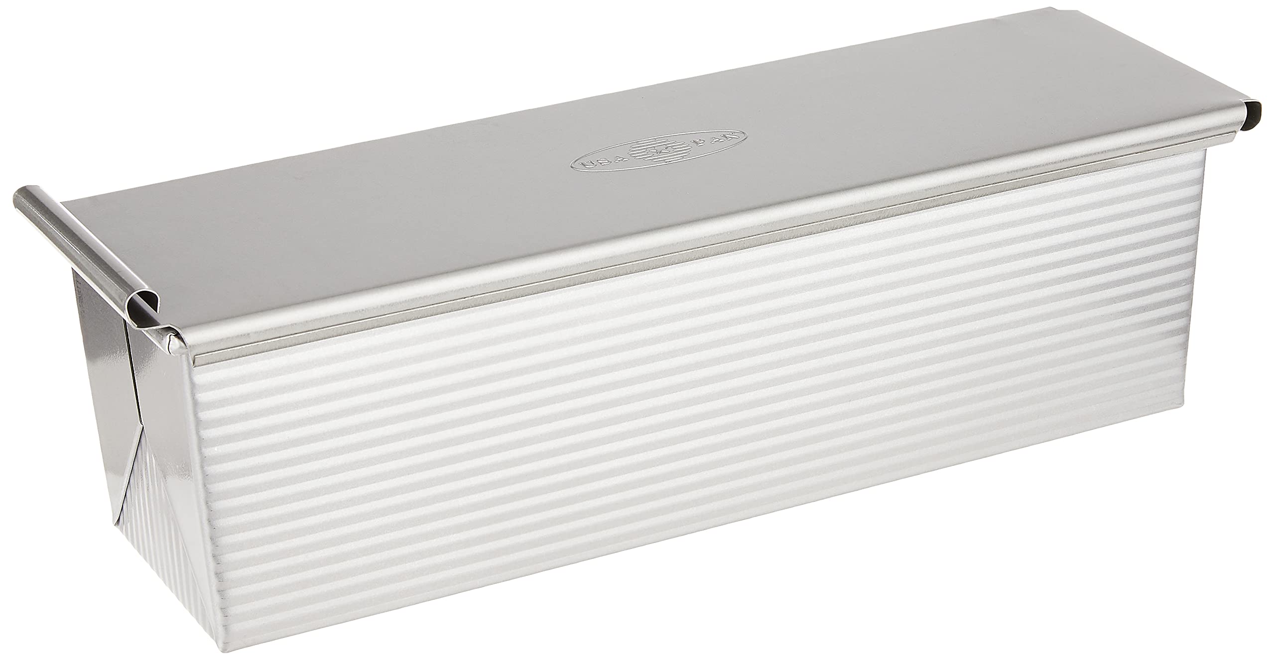 USA Pan Pullman pan with cover for easy release and even heat baking.