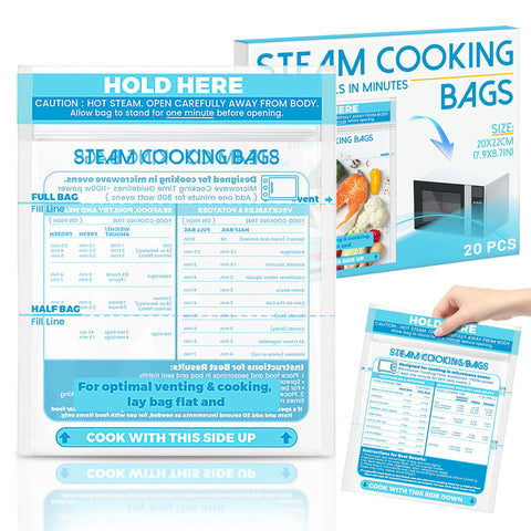 USEAMIE microwave steam bags for vegetables preserve texture and flavor