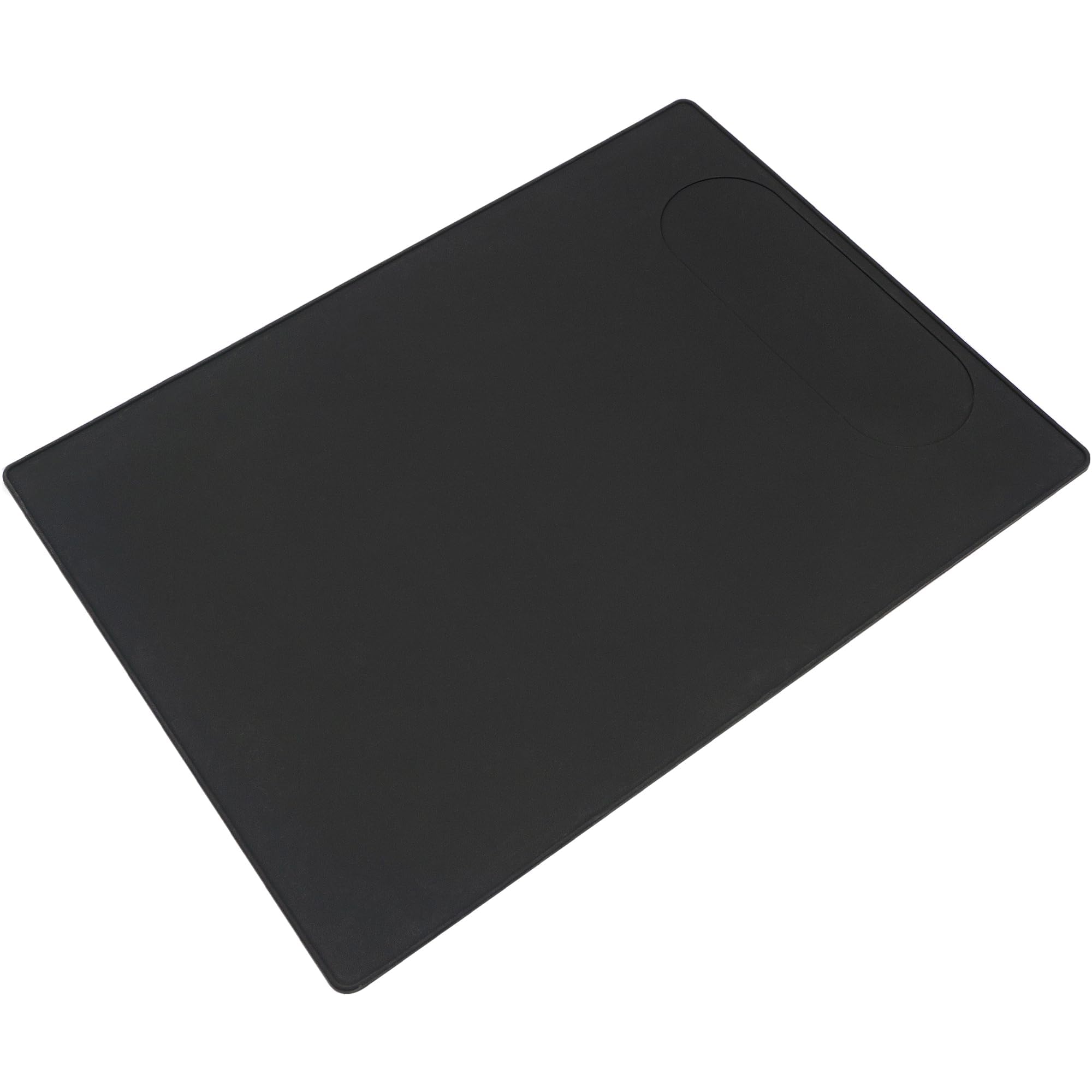 USEAMIE silicone mat black finish suits any kitchen for daily use.
