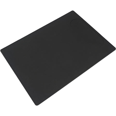USEAMIE silicone mat black finish suits any kitchen for daily use.