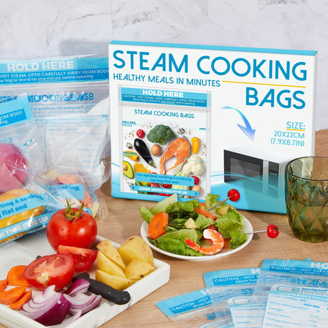 USEAMIE food-grade bags withstand microwave heat safely
