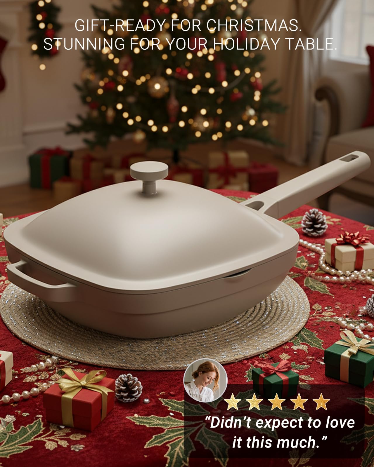 USELUCK 10.5-inch Pix Pan highlights compact size for everyday cooking