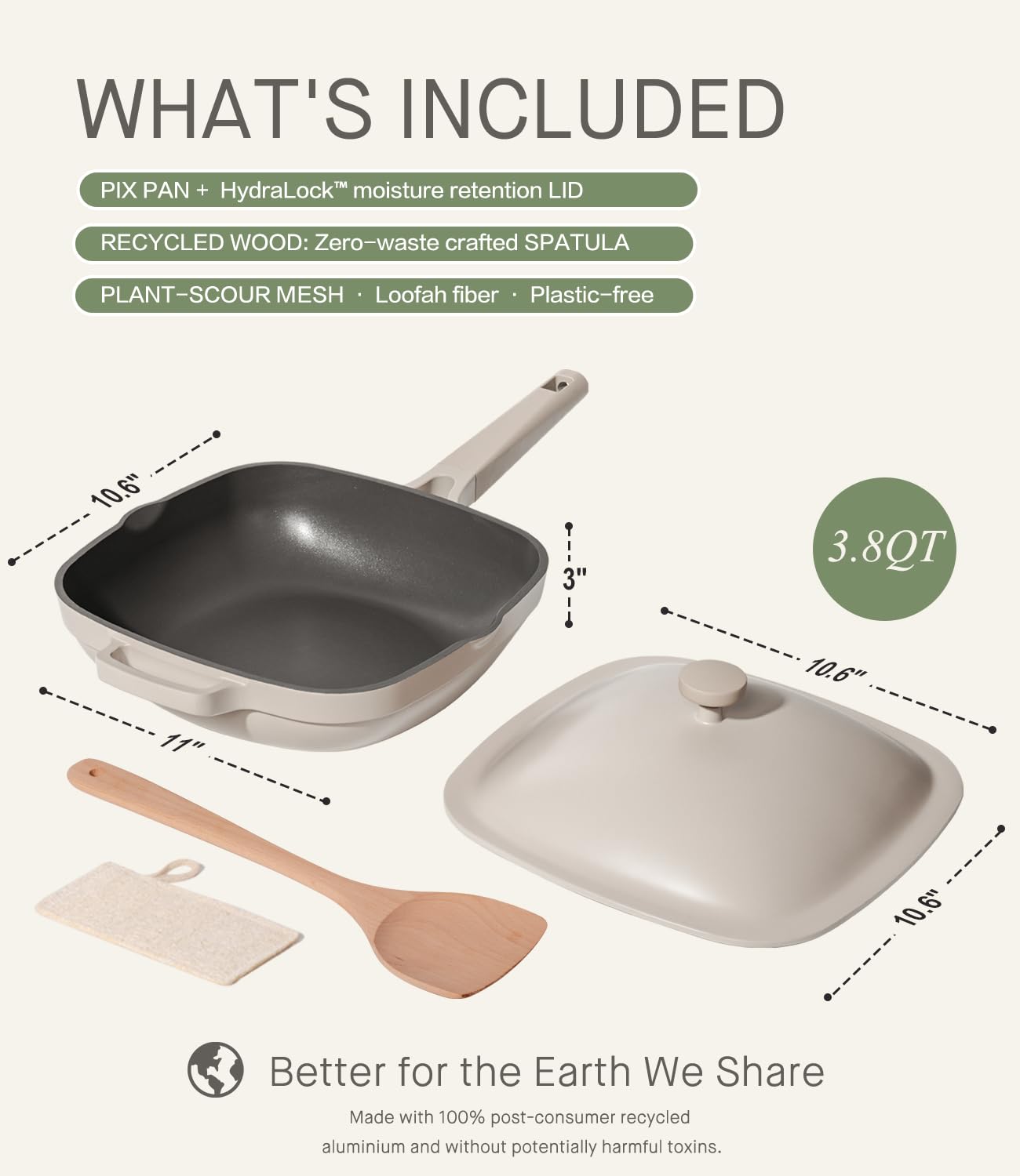 USELUCK ceramic non-toxic coating emphasizes safe, low-oil cooking