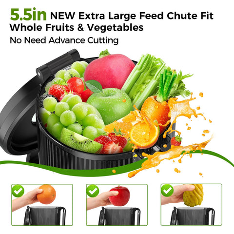 USHALO BPA-free juicer for pure, natural flavors