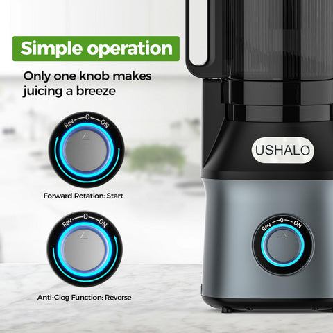 USHALO dual-layer filter supports efficient juice extraction