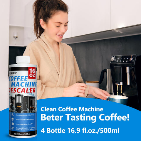 USKICH cleaner compatible with Keurig, Nespresso, Breville, Jura and more for versatile use
