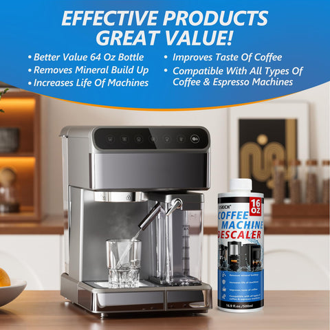 USKICH descaling can help restore fresher coffee taste