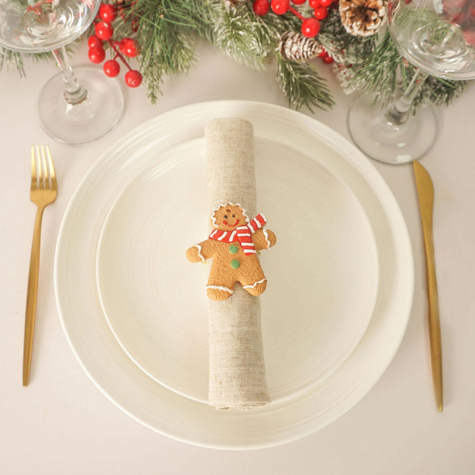 Utalek napkin ring beside a wine bottle boosts dinner table presentation