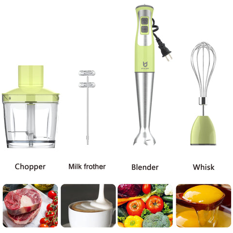 UTALENT blender with 300W motor and 8 speeds for smooth blending.