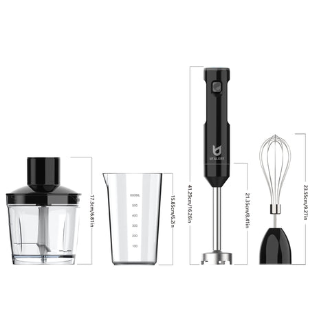UTALENT 500ml chopper makes prep faster for baby foods and dressings.