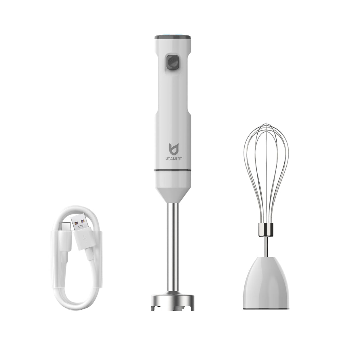 UTALENT cordless hand blender arm and blades for smooth sauces
