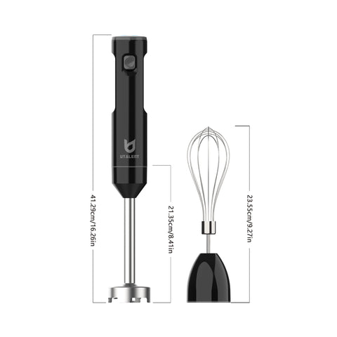 LED battery indicator shows charge status while you blend.