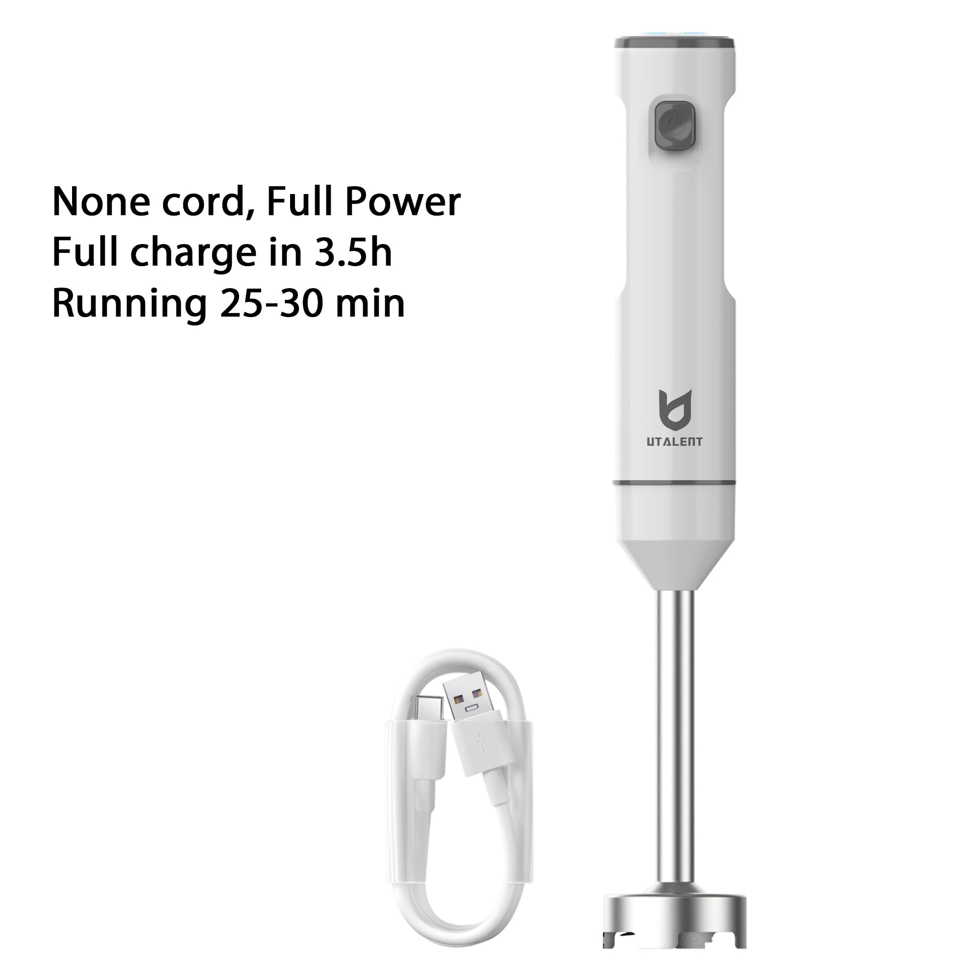 UTALENT egg whisk attachment ready for creamy dressings