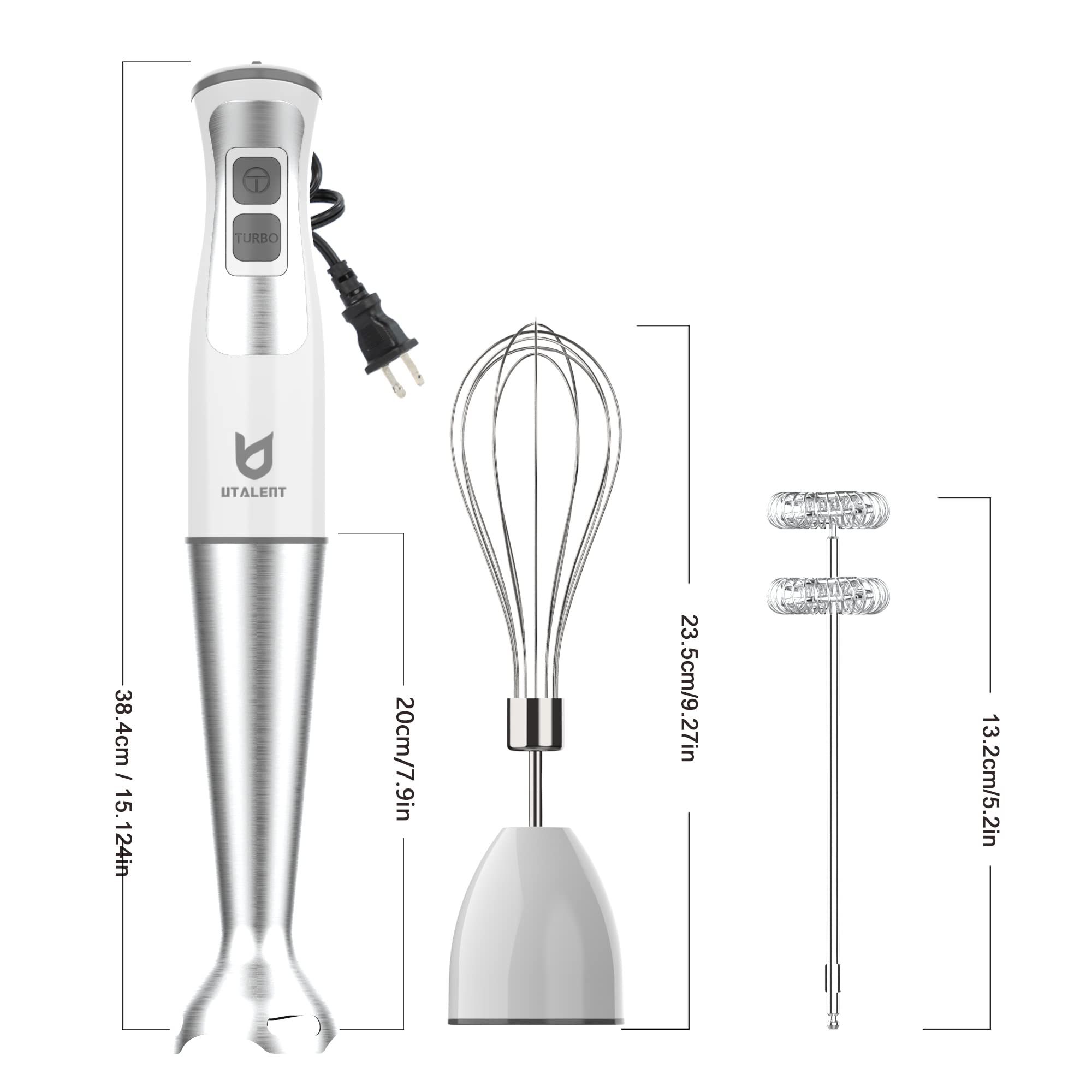 UTALENT detachable attachments are dishwasher safe and BPA-free.