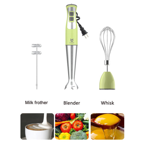 UTALENT egg whisk attachment speeds whipping for sauces and batters.
