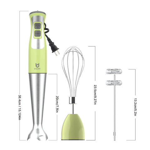 UTALENT green ergonomic design offers comfortable, versatile kitchen performance.