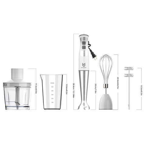 UTALENT dishwasher-safe detachable attachments for easy cleaning