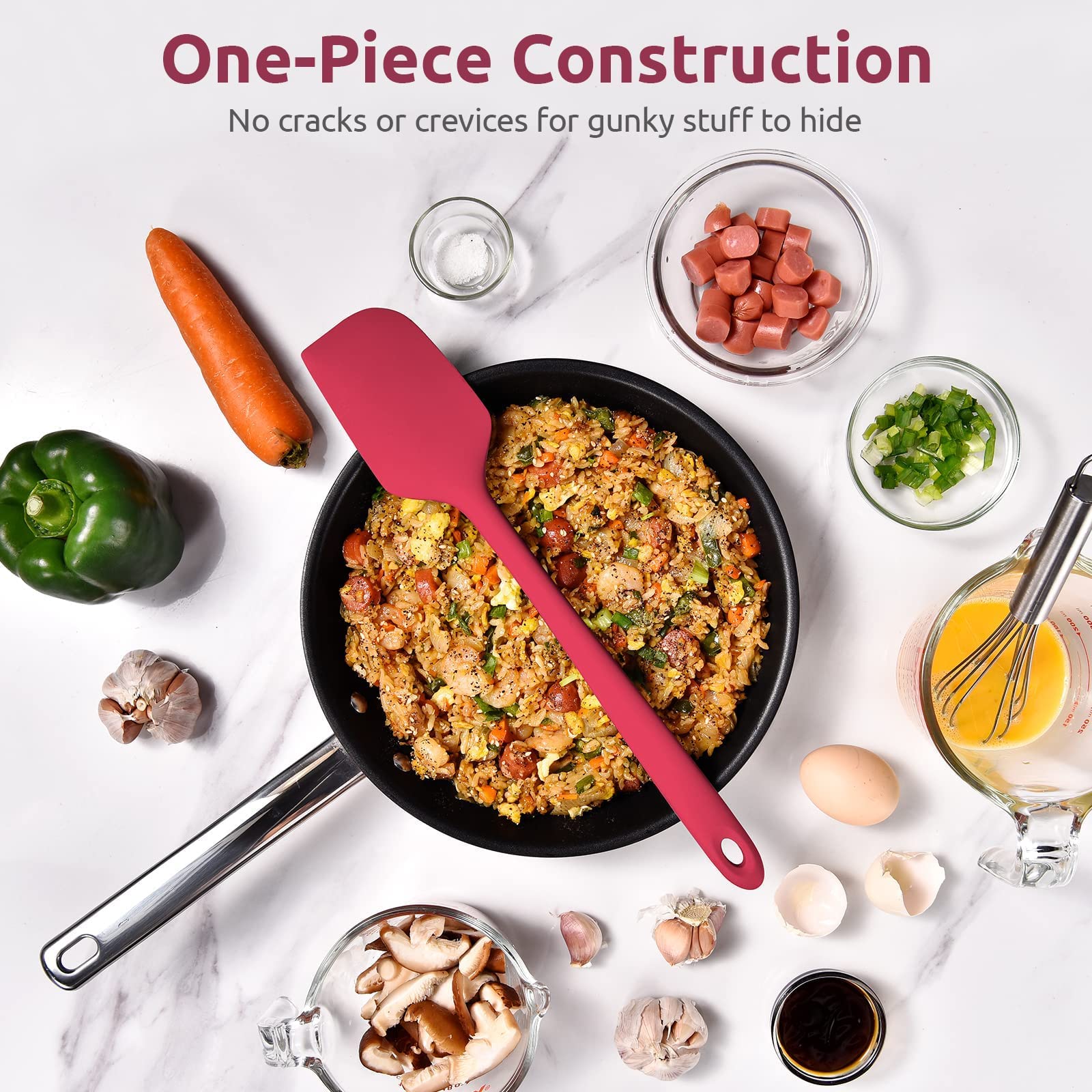 U-Taste 14in spatula dishwasher safe for easy cleaning.