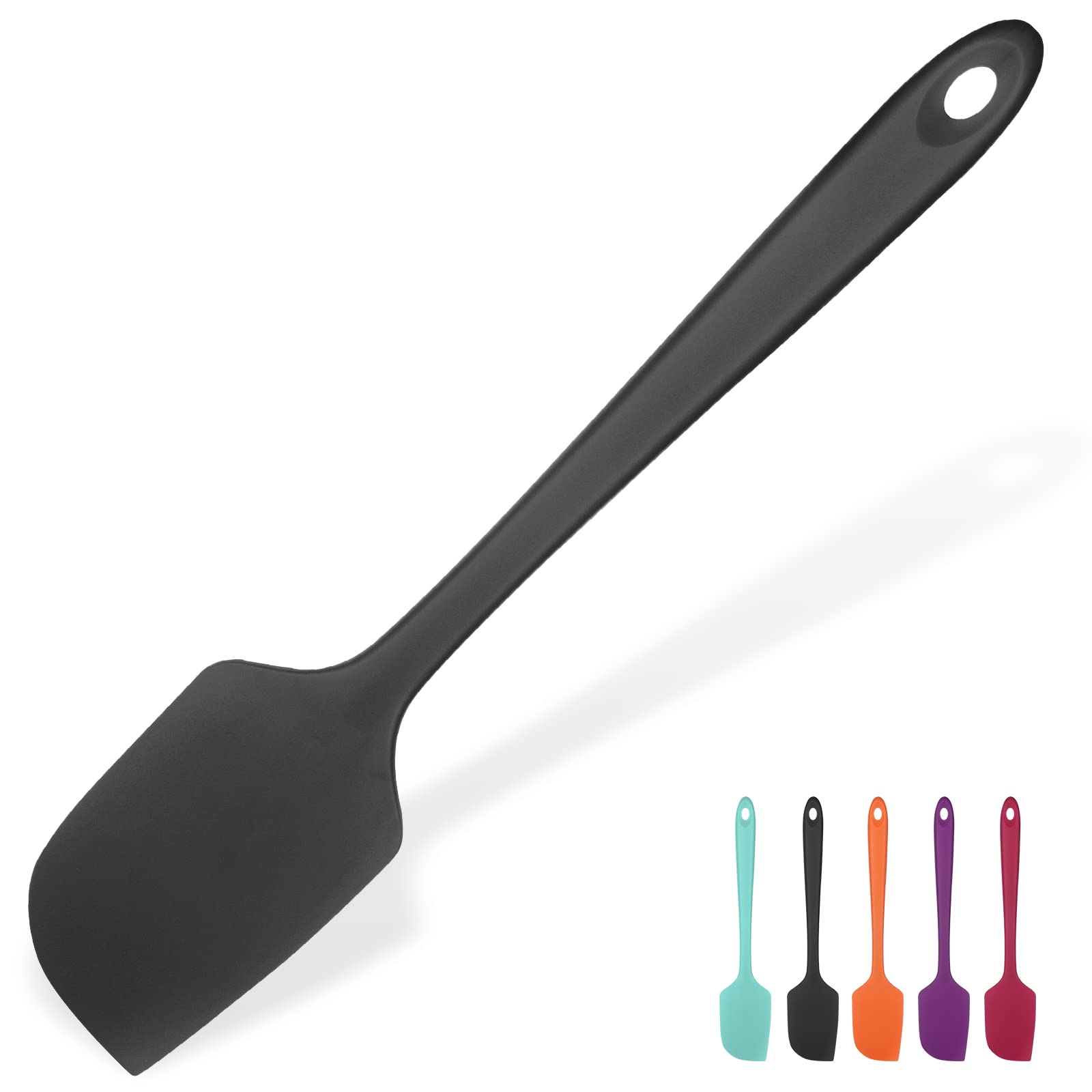 U-Taste 14in spatula showing heat resistance in a hot pan for high-heat cooking