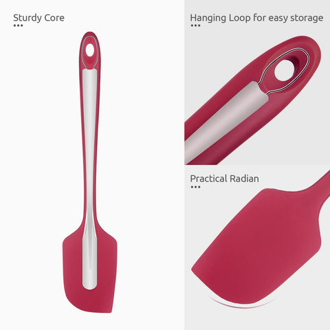 U-Taste 14in spatula compatible with nonstick cookware for gentle scraping.