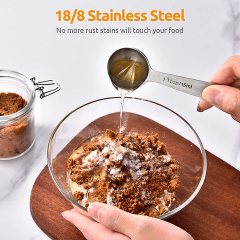 U-Taste stainless steel spoons resist rust and odor, boosting kitchen durability.